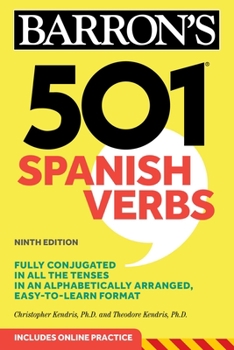 Paperback 501 Spanish Verbs, Ninth Edition [Spanish] Book