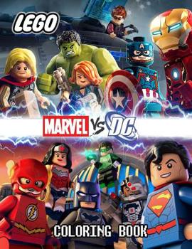Paperback LEGO coloring book: MARVEL vs DC: coloring book for kids ages 4-10 Book