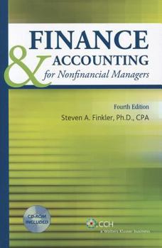 Paperback Finance & Accounting for Nonfinancial Managers [With CDROM] Book