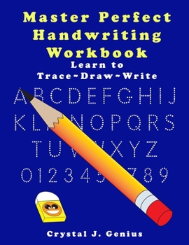 Paperback Master Perfect Handwriting Workbook: Learn to Trace Draw Write in 4 exercises Book