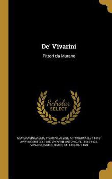 Hardcover De' Vivarini: Pittori da Murano [Italian] Book