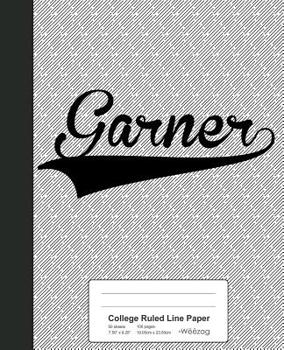 Paperback College Ruled Line Paper: GARNER Notebook Book