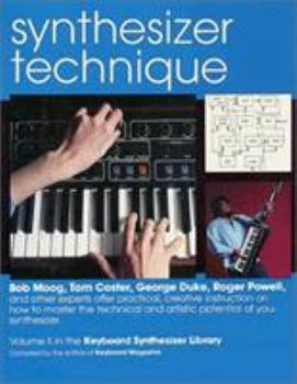 Paperback Synthesizer Technique (Keyboard Synthesizer Library) Book