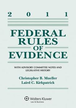 Paperback Federal Rules of Evidence 2011 Statutory Supplement Book