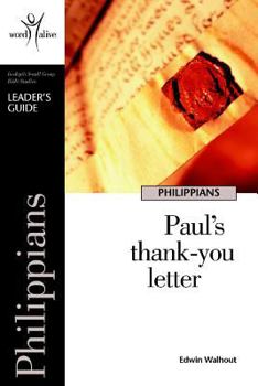 Paperback Philippians: Paul's Thank-You Letter Book