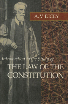 Hardcover Introduction to the Study of the Law of the Constitution Book