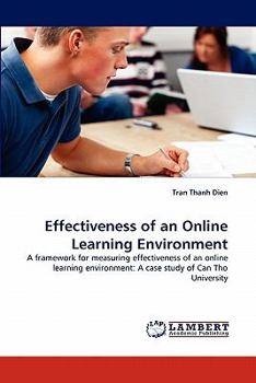 Paperback Effectiveness of an Online Learning Environment Book