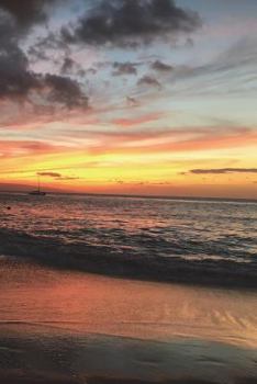 Paperback Journal - Maui Beach Sunset: Hawaii Vacation Notebook, Diary, 110 Pages, College Ruled, 6x9 Inches Book