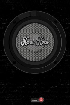 Hard Rock Planner: Boom Box Speaker Hard Rock Music Calendar 2020 - 6 x 9 inch 120 pages gift