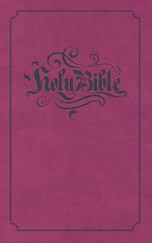 Paperback Holy Bible: King James Version, Pink with Gray Foil Stamping, Flexisoft Leather Book