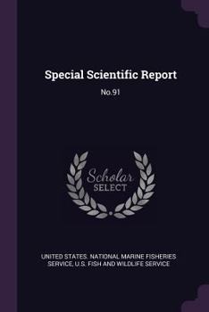 Paperback Special Scientific Report: No.91 Book
