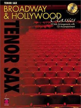 Paperback Broadway and Hollywood Classics for Tenor Sax Book