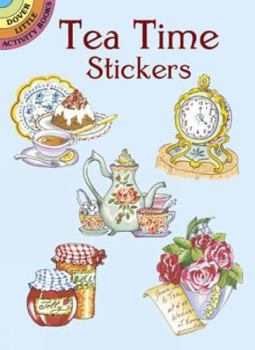 Paperback Tea Time Stickers (Dover Stickers) Book