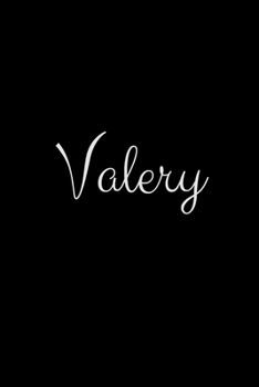 Paperback Valery: notebook with the name on the cover, elegant, discreet, official notebook for notes Book