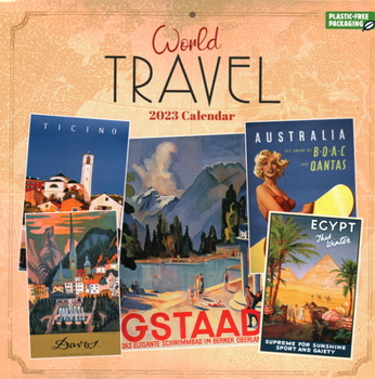 Calendar 2023 World Travel Wall Calendar Book