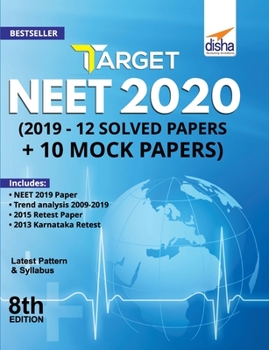 Paperback Target NEET 2020 (2019 - 12 Solved Papers + 10 Mock Papers) 8th Edition Book