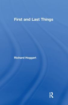 Hardcover First and Last Things Book