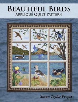 Paperback Beautiful Birds: Applique Quilt Pattern Book