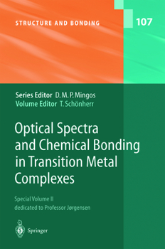 Paperback Optical Spectra and Chemical Bonding in Transition Metal Complexes: Special Volume II, Dedicated to Professor Jørgensen Book