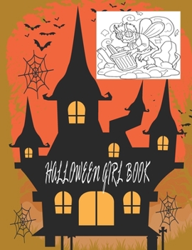 Paperback Halloween Girl Book: Halloween Coloring Book for Boys Book