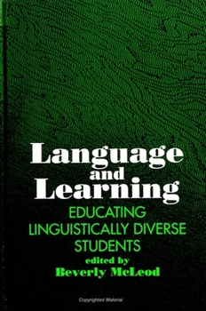 Paperback Language and Learning: Educating Linguistically Diverse Students Book