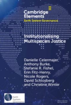 Hardcover Institutionalising Multispecies Justice Book