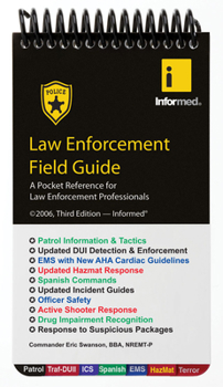 Spiral-bound Law Enforcement Field Guide Book