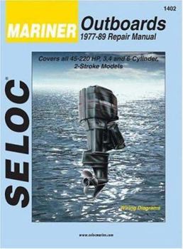 Paperback Mariner Outboards, 3, 4, & 6 Cylinders, 1977-1989 Book