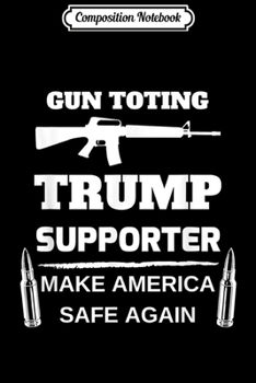 Paperback Composition Notebook: Pro 2nd Amendment Anti Gun Control Trump Supporter Journal/Notebook Blank Lined Ruled 6x9 100 Pages Book