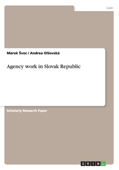 Paperback Agency work in Slovak Republic Book