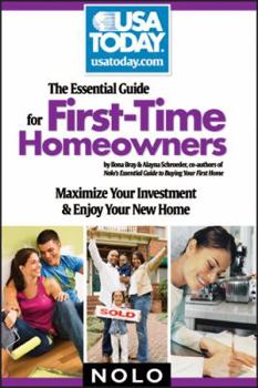 Paperback Essential Guide for Firsttime Homeowners: Maximize Your Investment & Enjoy Your New Home Book