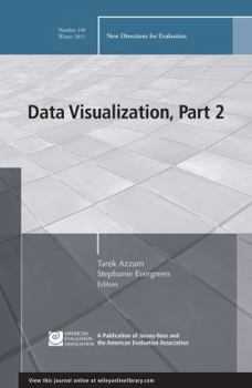 Paperback Data Visualization, Part 2: New Directions for Evaluation, Number 140 Book
