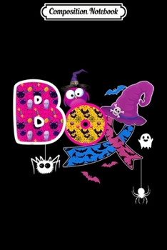 Composition Notebook: Boo Pregnancy Infant Loss Awareness With Spiders & Witch Hat  Journal/Notebook Blank Lined Ruled 6x9 100 Pages