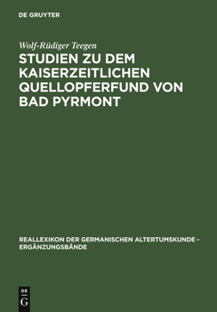 Hardcover Studien zu dem kaiserzeitlichen Quellopferfund von Bad Pyrmont [German] Book