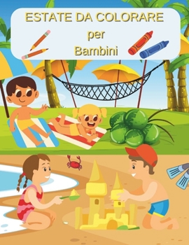Paperback Estate da Colorare per Bambini [Italian] Book