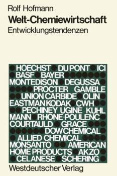 Paperback Welt-Chemiewirtschaft: Entwicklungstendenzen [German] Book