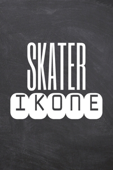 Skater Ikone: Skater Punktraster Notizbuch, Notizheft oder Schreibheft | 110  Seiten | Büro Equipment & Zubehör | Lustiges Geschenk zu Weihnachten oder Geburtstag