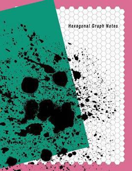 Paperback Hexagonal Graph Notes: Hexagon Paper (Small) 0.2 Inches Hexes Radius (8.5x 11) with 100 Pages White Paper, Hexes Radius Honey Comb Paper, Org Book