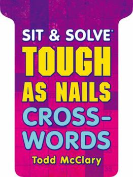 Paperback Tough as Nails Crosswords Book