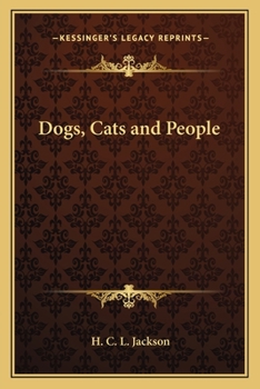 Paperback Dogs, Cats and People Book