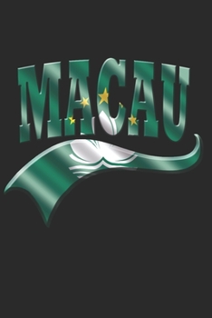 Paperback Macau Notebook: Macau Notebook - college book - diary - journal - booklet - memo - composition book - 120 sheets - Dot Grid paper 6x9 Book