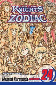 Paperback Knights of the Zodiac (Saint Seiya), Vol. 24 [With Bonus Sticker] Book