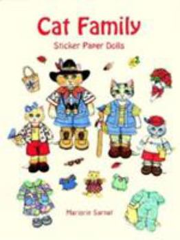 Paperback Cat Family Sticker Paper Dolls (Dover Paper Dolls) Book