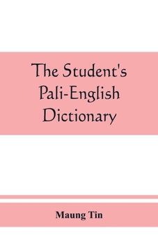 Paperback The student's Pali-English dictionary Book