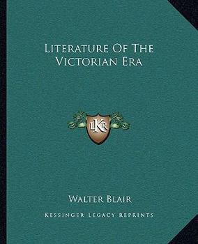 Paperback Literature Of The Victorian Era Book