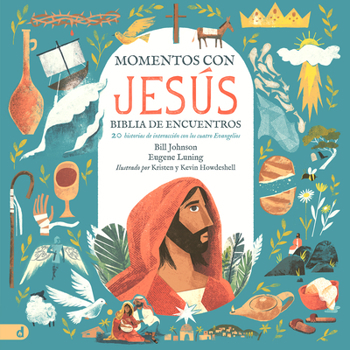 Hardcover Momentos Con Jesús - Biblia de Encuentros (Spanish Edition): 20 Historias de Interacción Con Los Cuatro Evangelios [Spanish] Book