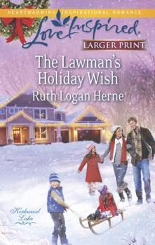 Mass Market Paperback The Lawman's Holiday Wish [Large Print] Book