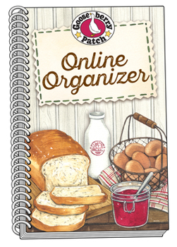 Spiral-bound Farmhouse Online Organizer Book
