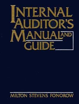 Hardcover Internal Auditor Manual Guide Book