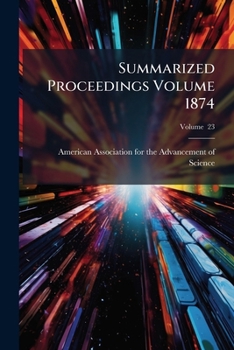 Paperback Summarized Proceedings Volume V. 23 1874 Book